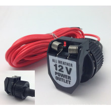 Resistente a la intemperie 12V 120W Aplicable para coche Motocicleta Moto Barco Encendedor de cigarrillos Toma de corriente